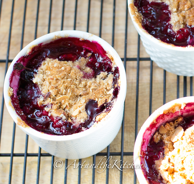 Triple Berry Crisp Art and the Kitchen Recipes