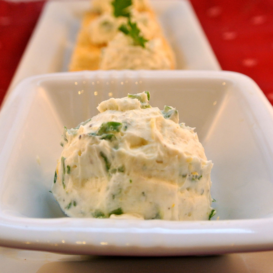 Mom, What's For Dinner? Lemon Garlic Herb Cream Cheese