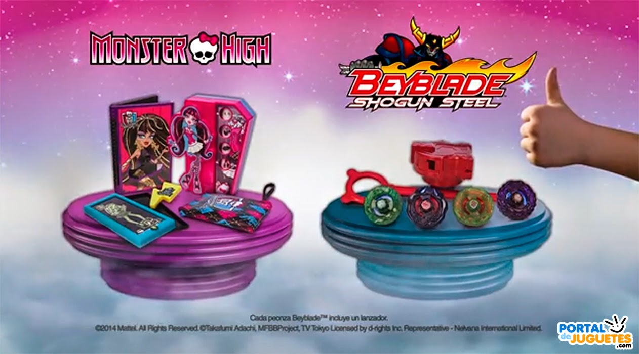 juguetes monster high beyblade happy meal mc donalds