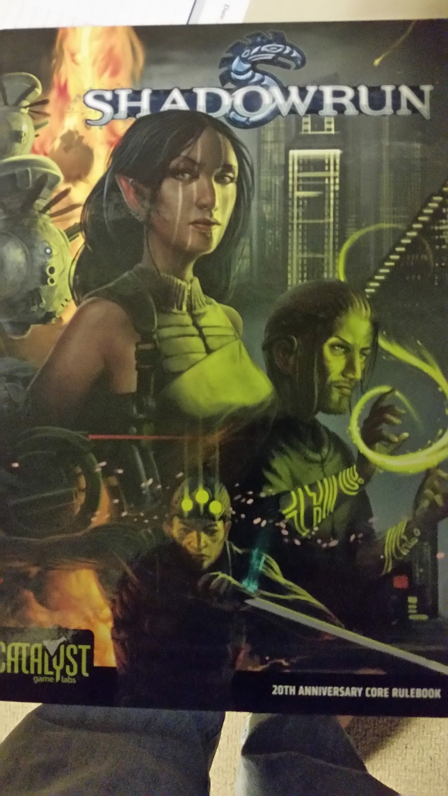 Shadowrun: 4th Ed. 20th Anniversary Core Rulebook - Catalyst Game