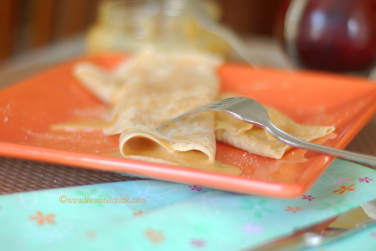The Sweet Chick Churro Crepes with Homemade Dulce de Leche