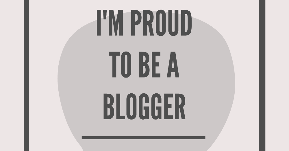 Nellie and Co.: I'm Proud To Be a Blogger