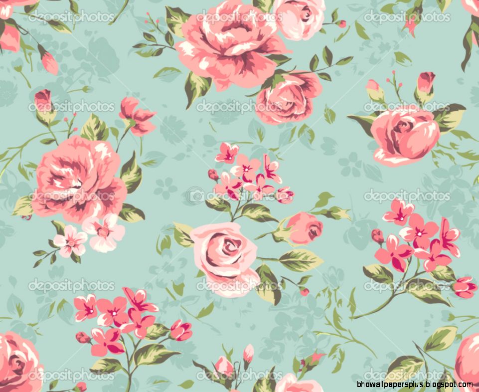 Classic wallpaper seamless vintage flower pattern background Classic wallpaper seamless vintage flower pattern background