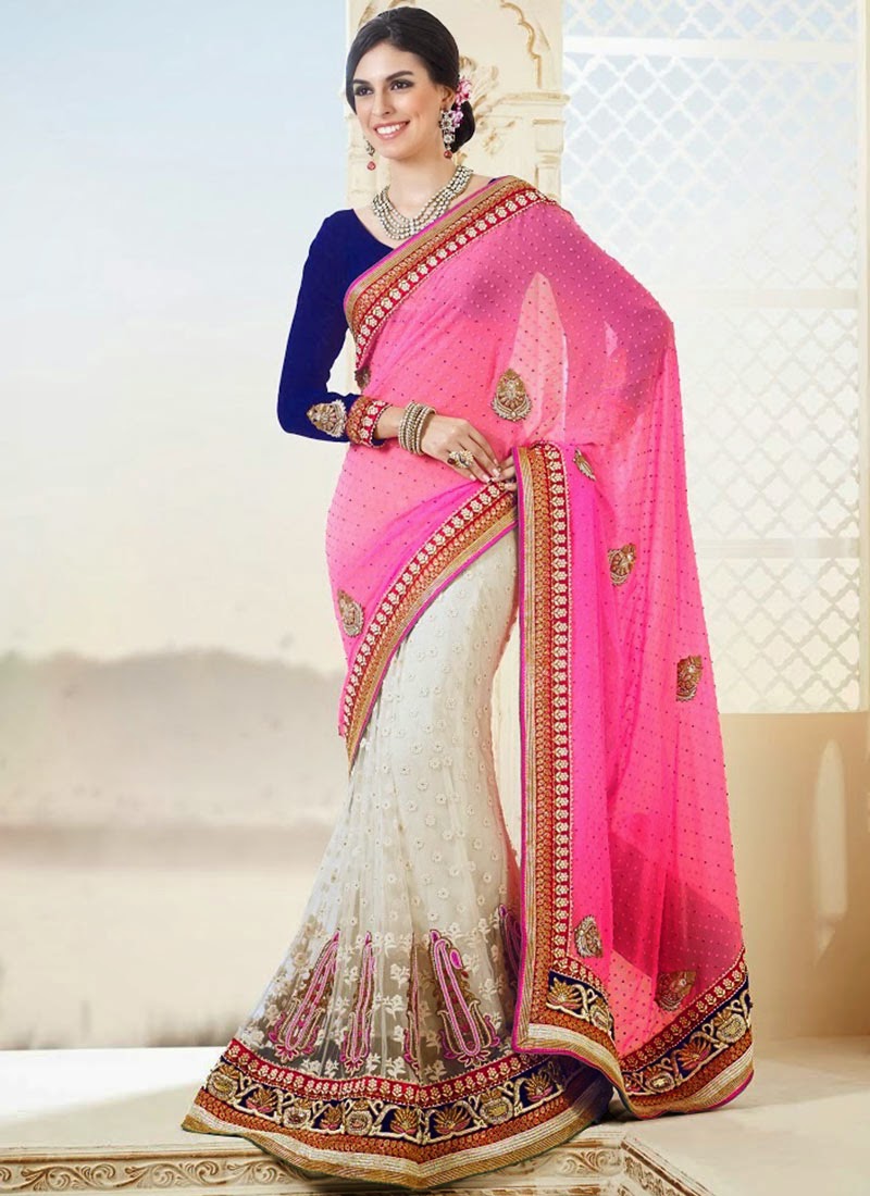 Bollywood Style Designer Net Lehenga Sarees Latest