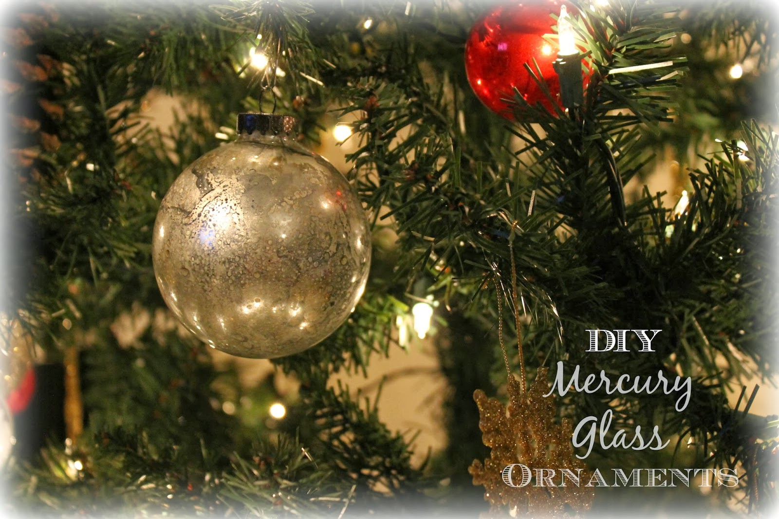 Wonderfully Made DIY Mercury Glass Ornaments