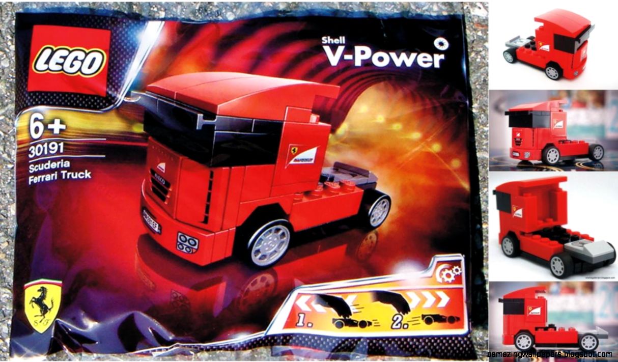 Shell LEGO Ferrari Truck Shell LEGO Ferrari Truck
