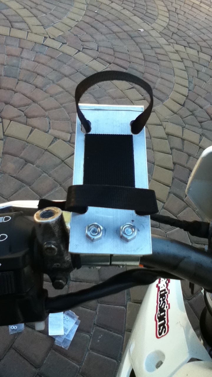 i made this, and so can you. DIY GPS Handlebar Mount Tutorial