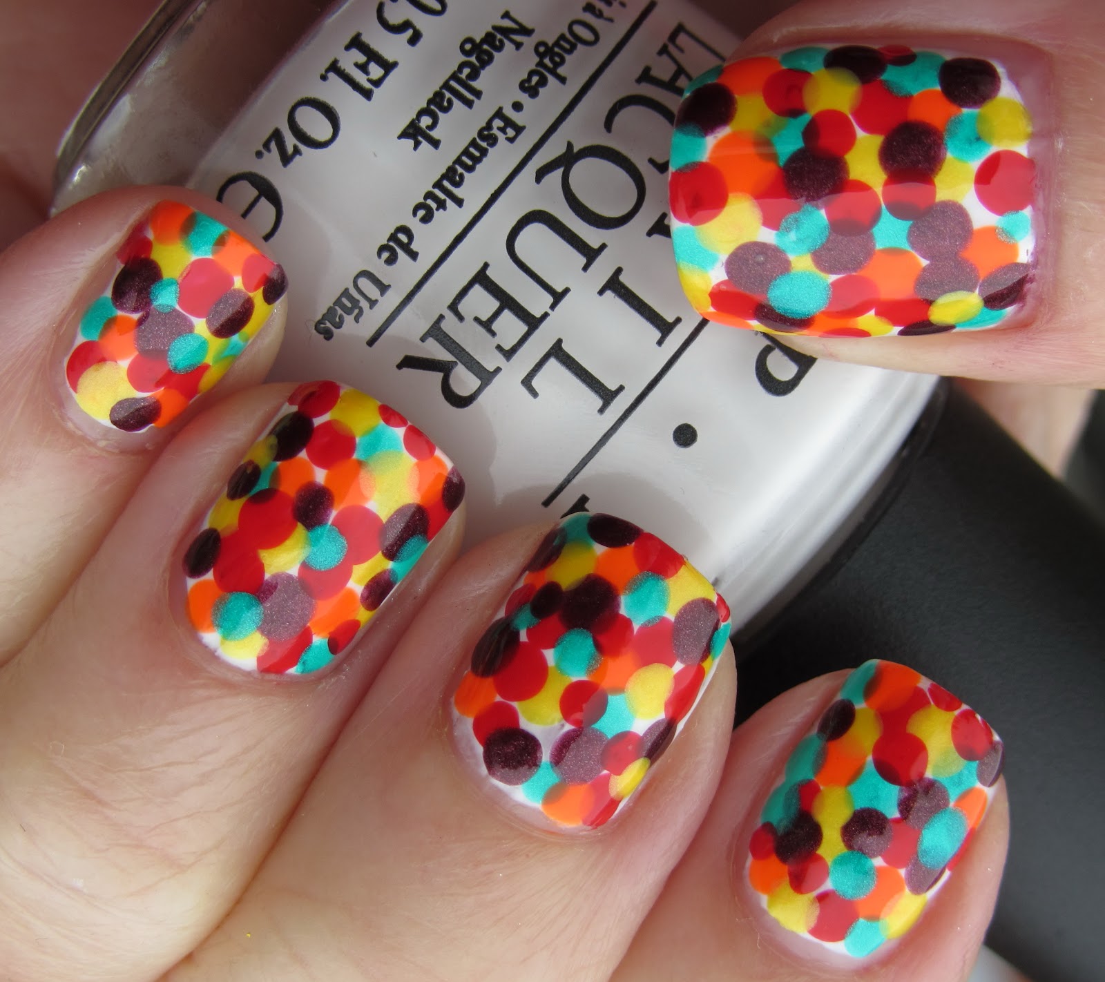 Marias Nail Art and Polish Blog Hiding in Skittles Artsy Wednesday