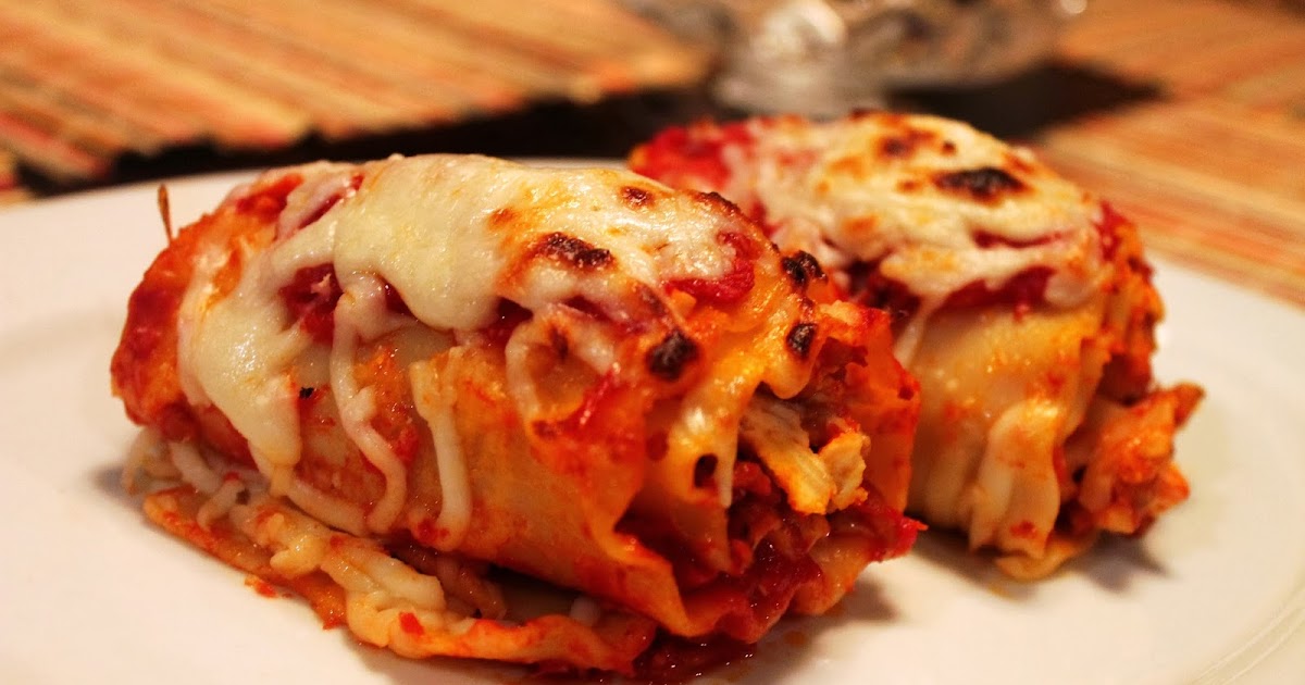 lasagna roll ups with cottage cheese and meat