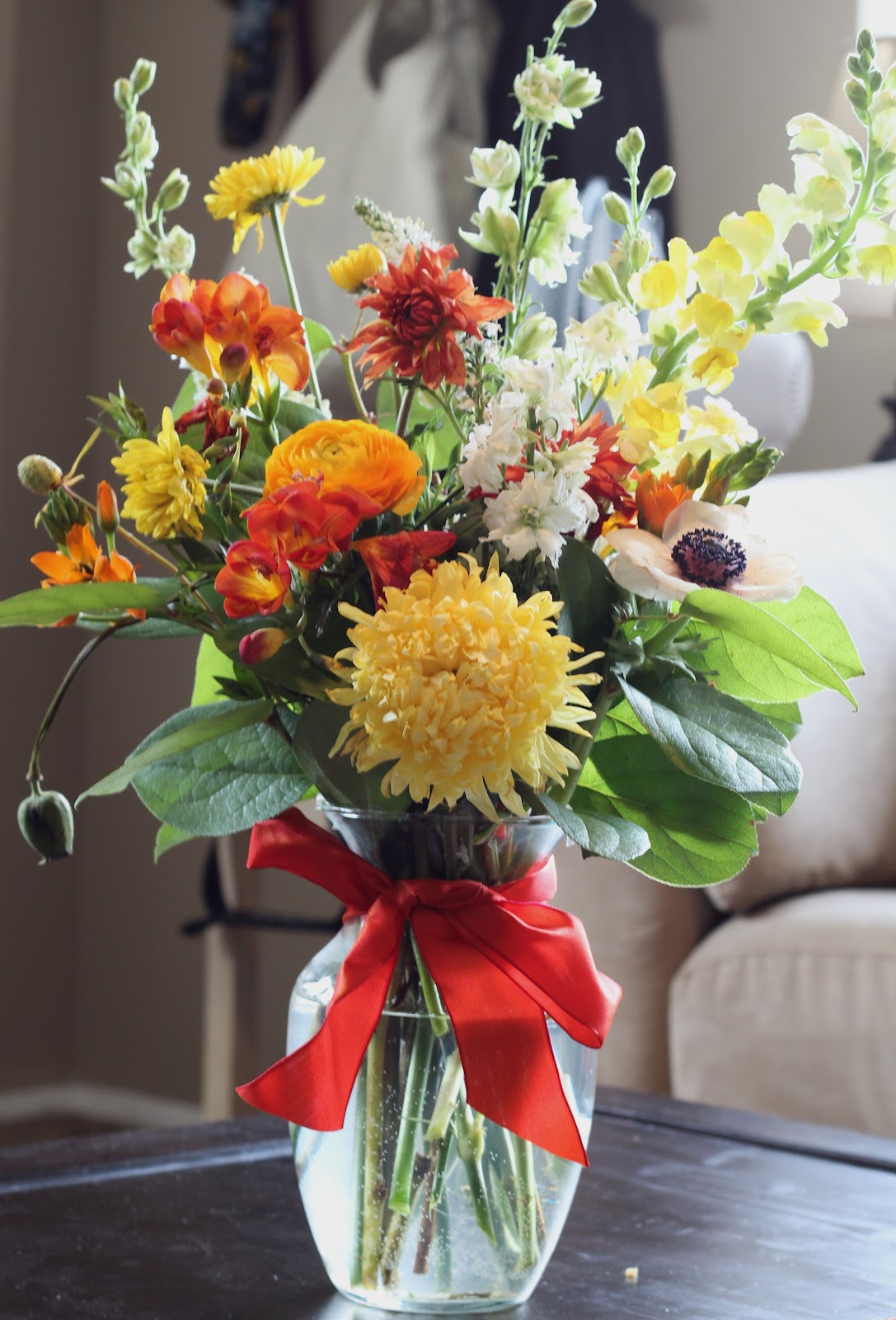 So Festive! flower arranging 101