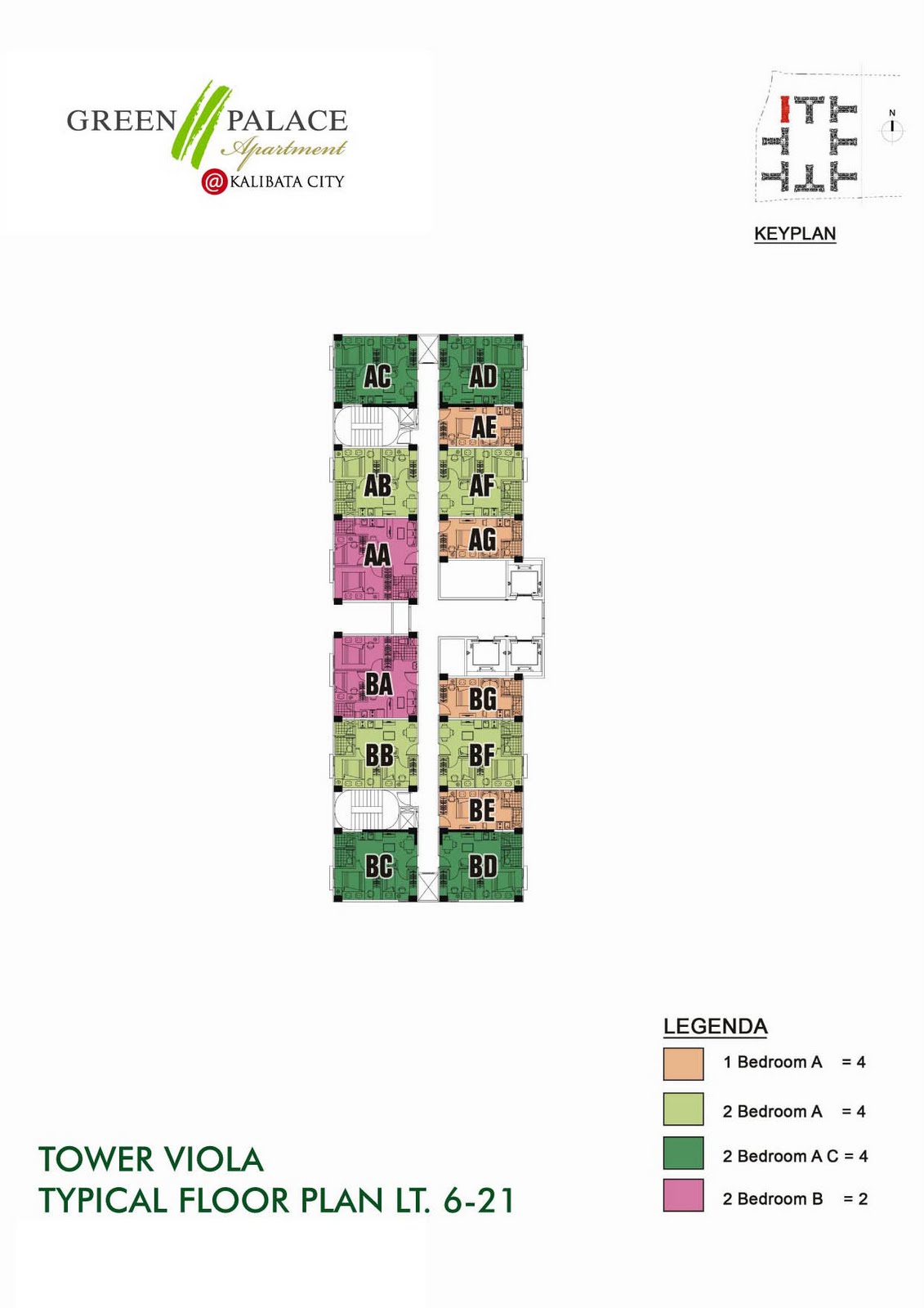 Kalibata Residence (Agung Podomoro Group) 17 tower Kalibata City sold