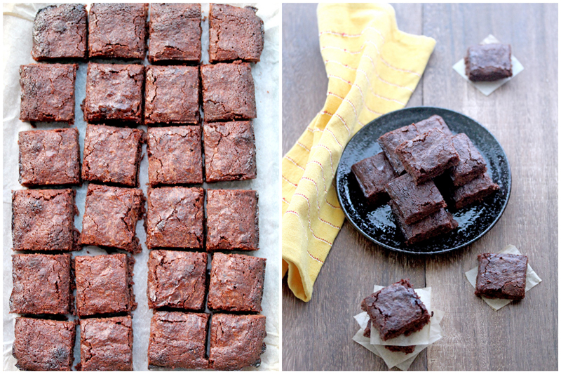 Foodagraphy. By Chelle. Chocolatey cocoa nib brownies