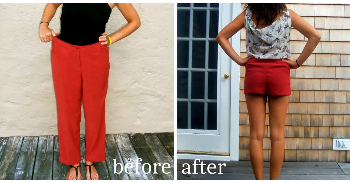 Elegance of the Mind Wasted Trousers to High Waisted Shorts