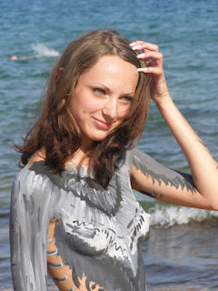Artistic Female Body Painting