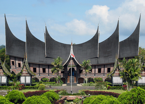 View Rumah Adat Gadang Berasal Dari Background