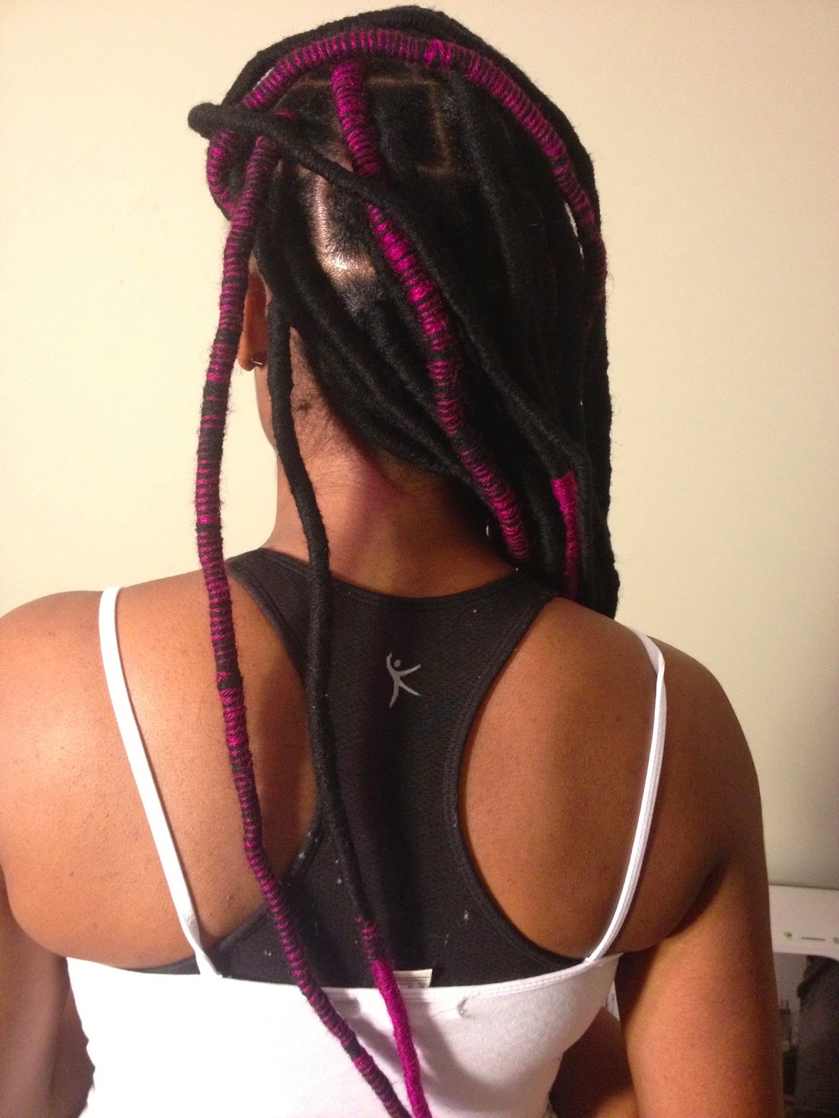 CurlyNuGrowth it begins hair. In the Stylist's Chair Yarn Wraps