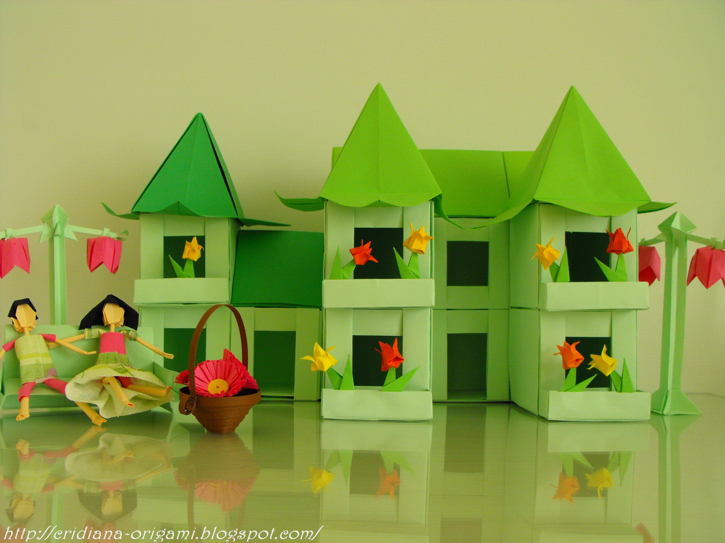Clara's Paper Garden Origami village II