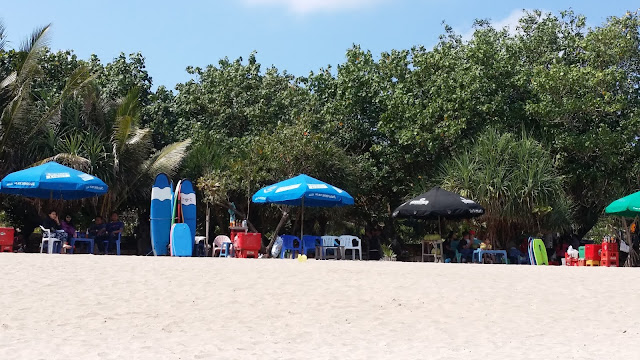 Chiringuitos playeros en Kuta