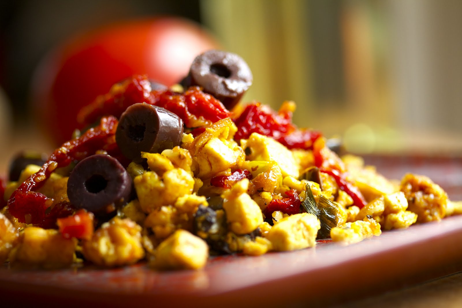 Smith's Vegan Kitchen Tofu Scramble Yellow Rose Recipes by Joanna Vaught