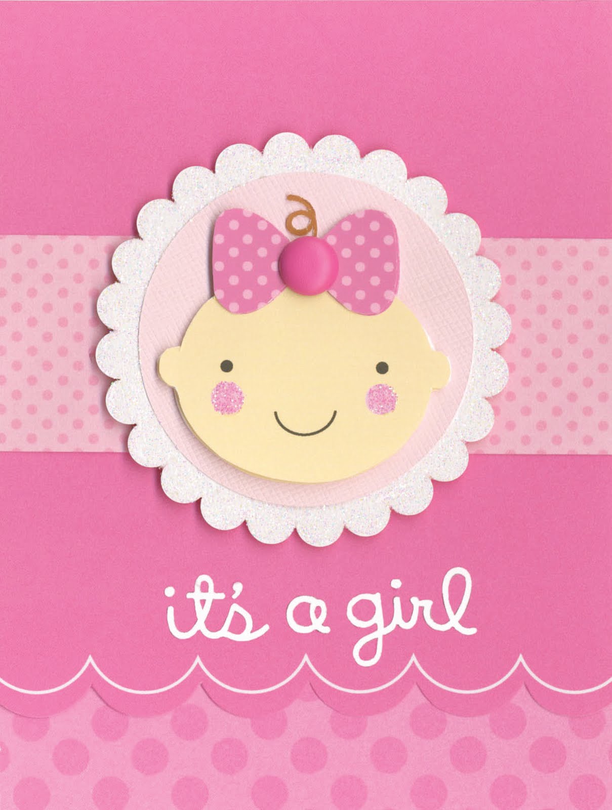 baby girl card