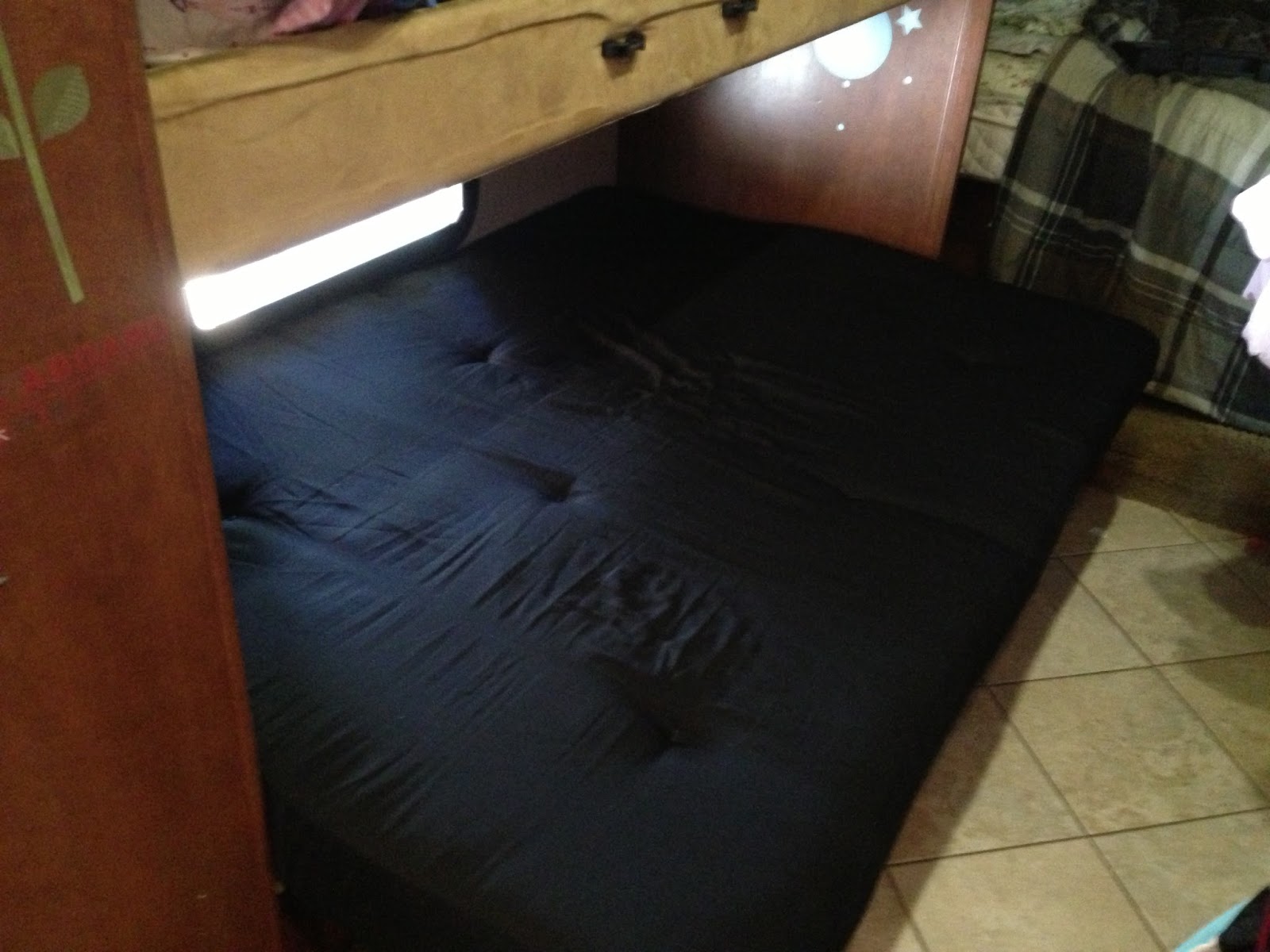 LivelyRV How To Install A Futon In A RV Bunkhouse