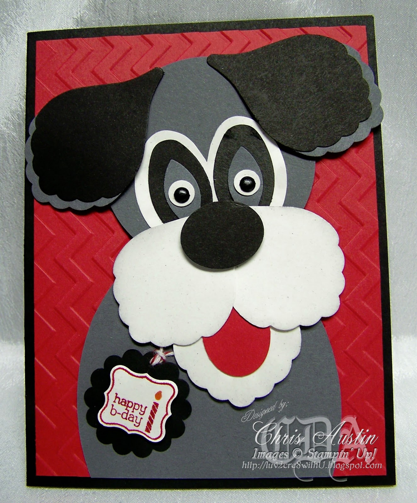* Luv 2 Cre8 With U! * Dog Punch Art For Birthday