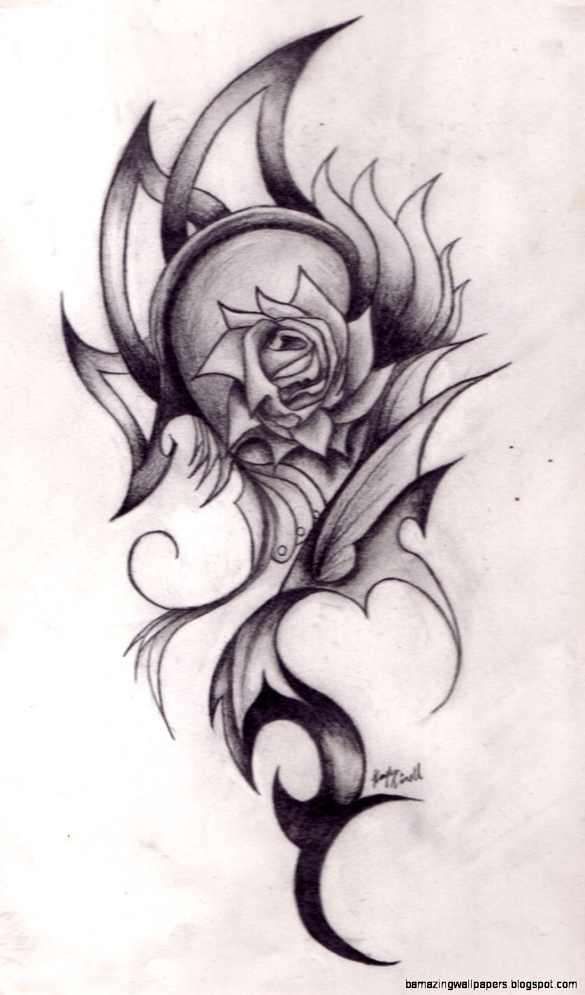 Abstract Rose Pencil Drawing by ThatsWicked on DeviantArt Abstract Rose Pencil Drawing by ThatsWicked on DeviantArt