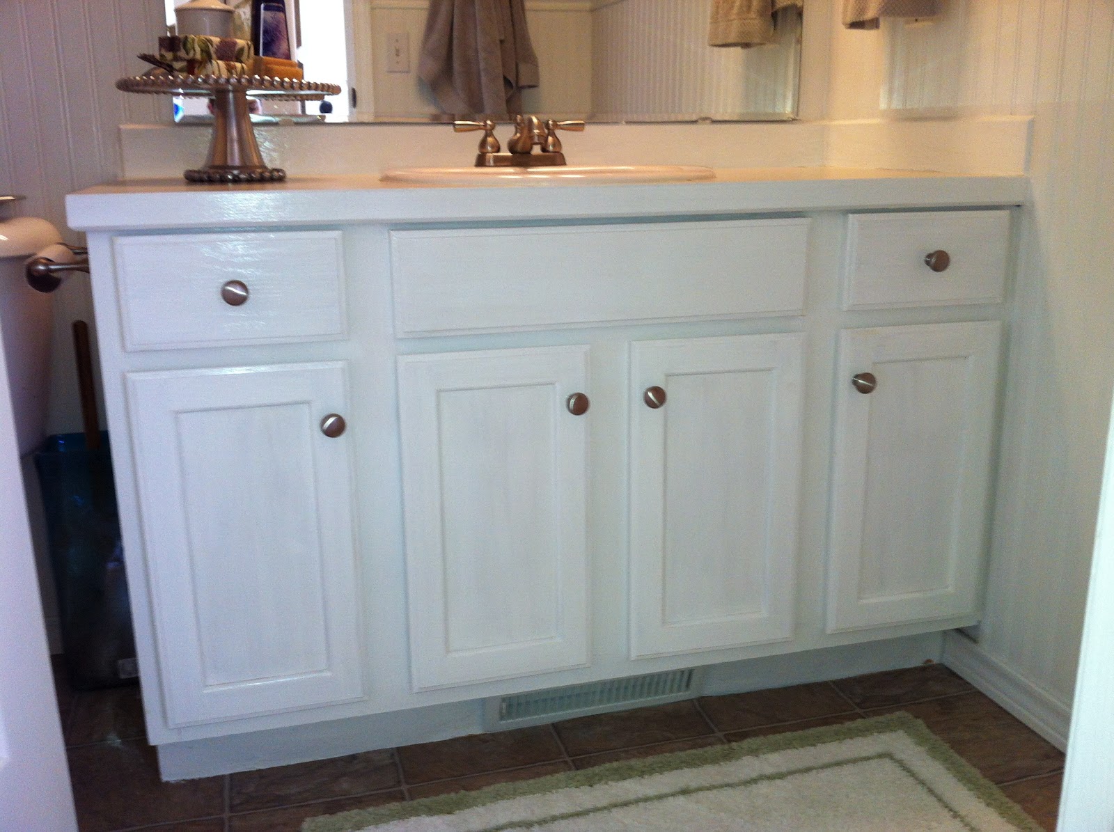 Building the Space Between Guest Bathroom Vanity Reveal