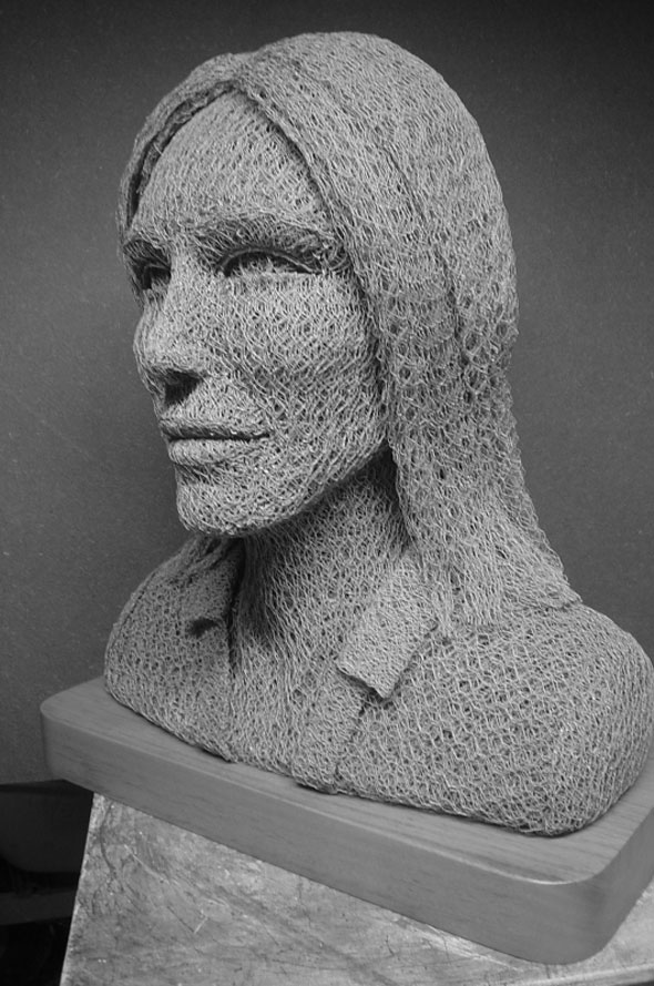 Sculptures Made From Chicken Wire by Ivan Lovatt