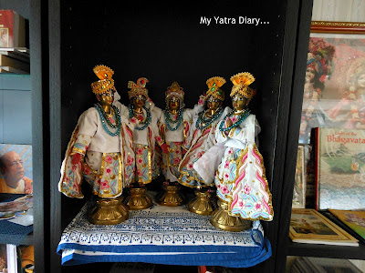 Religious paraphenelia in the ISKCON Temple, Japan