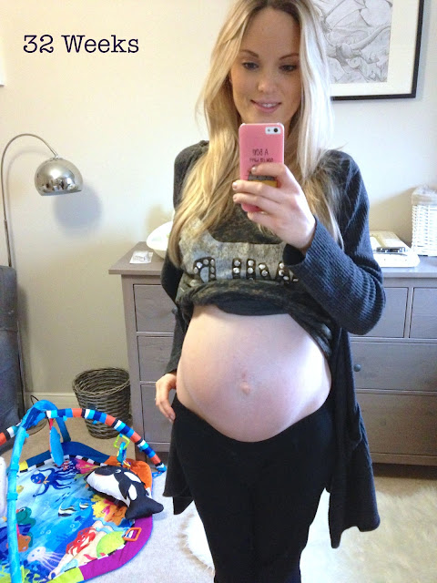 32 Weeks Baby Bump Pregnancy