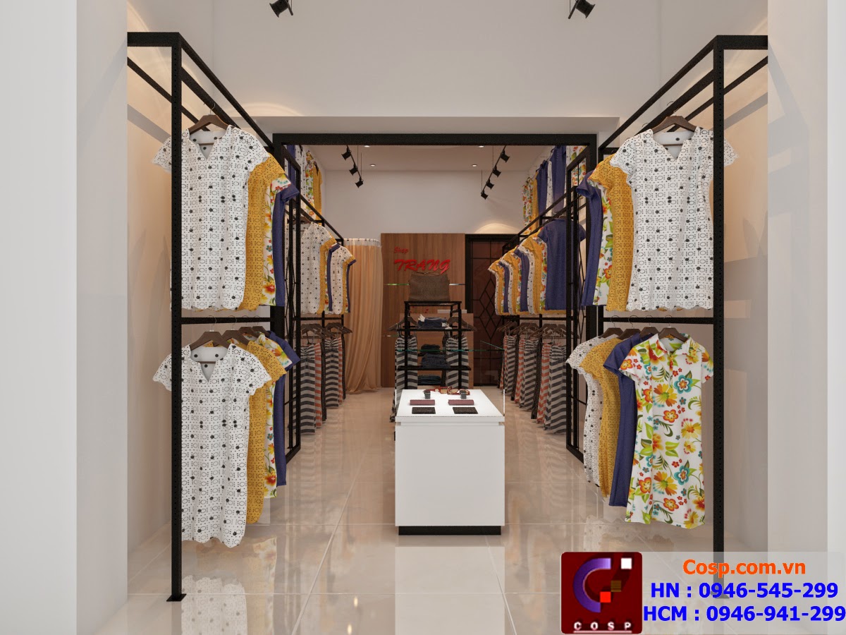 Nội thất shop thời trang cao cấp Trang lady - quận 3