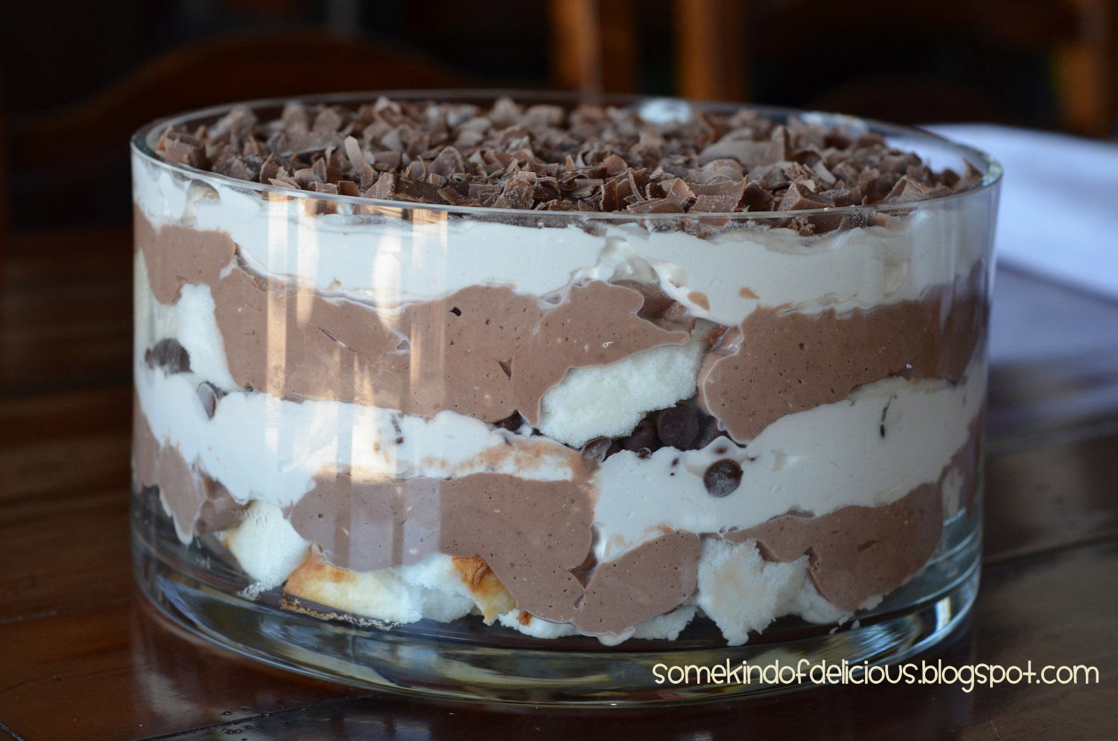 Some Kind of Delicious Chocolate Fudge Trifle