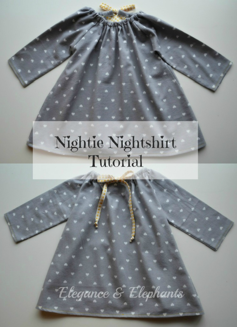 Nightie Nightshirt Tutorial ELEGANCE & ELEPHANTS