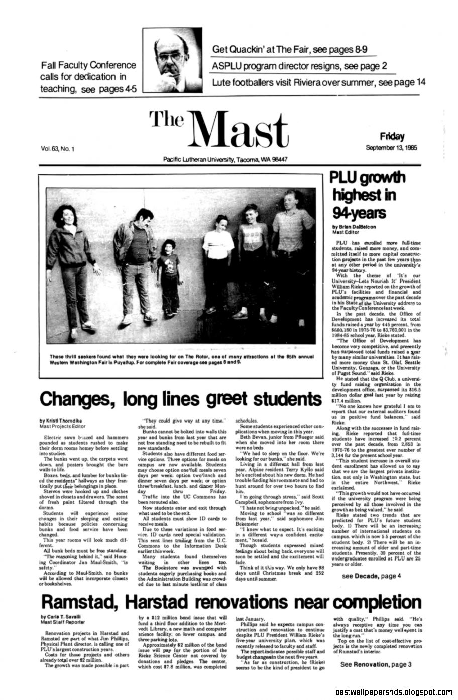 ISSUU The Mast 1985 1986 by Pacific Lutheran University Archives ISSUU The Mast 1985 1986 by Pacific Lutheran University Archives