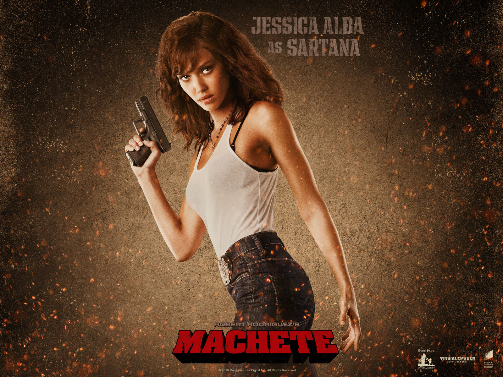 Machete (film 2011) con Danny Trejo, Jessica Alba, Robert De Niro
