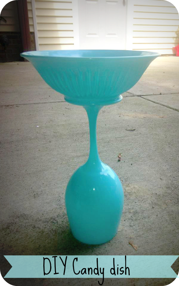 Life As The Coats DIY Candy dish..from the Dolla Tree