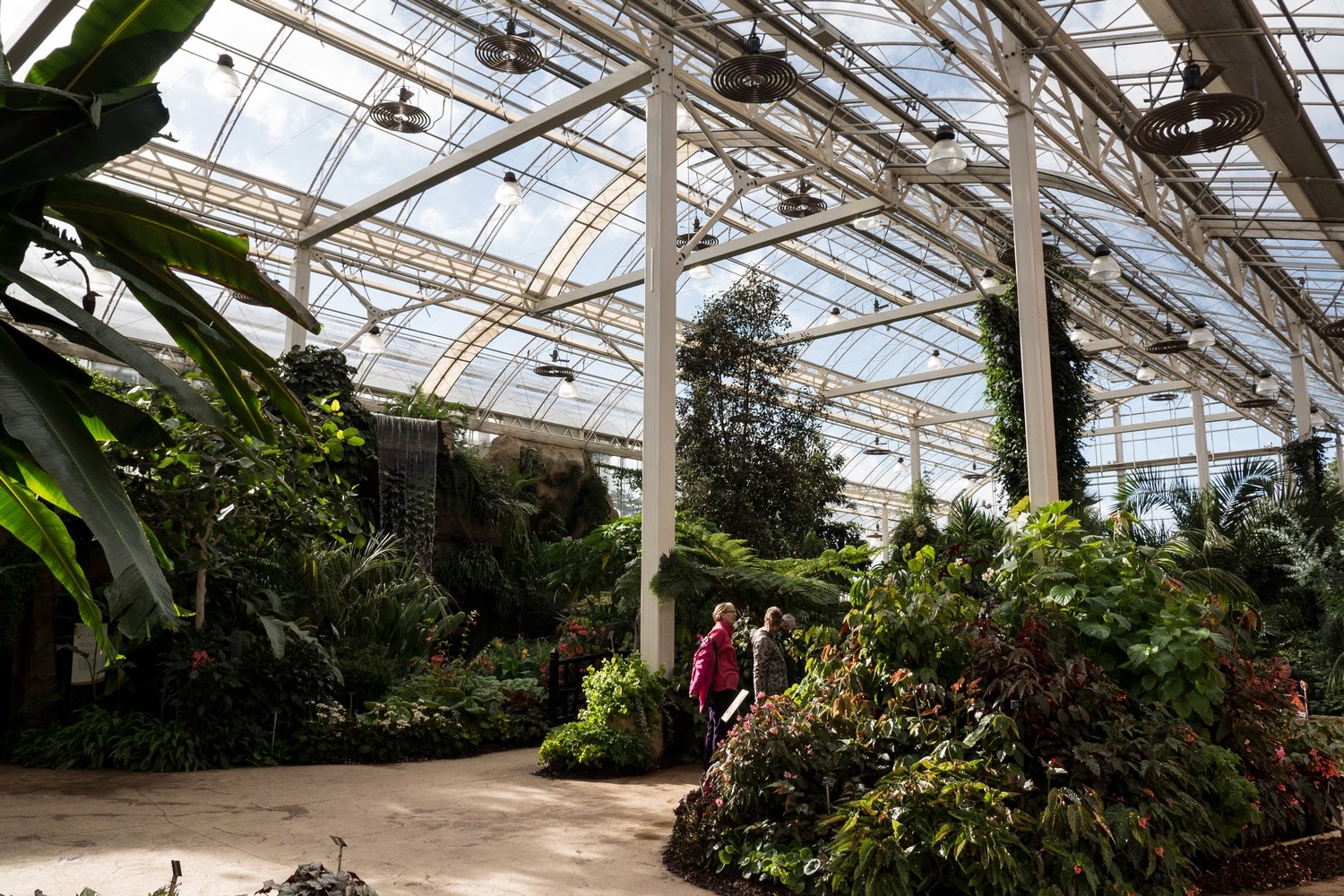 Michael Goodes Inside Wisley Glass House