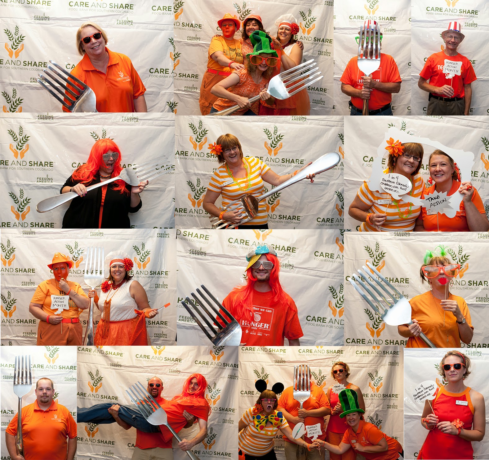 Orange, orange everywhere.
