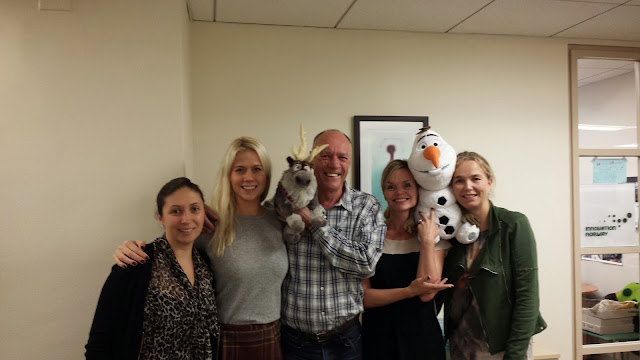 Even the Visit Norway team based in New York is getting into the 'Frozen' spirit! Photo: Innovation Norway.