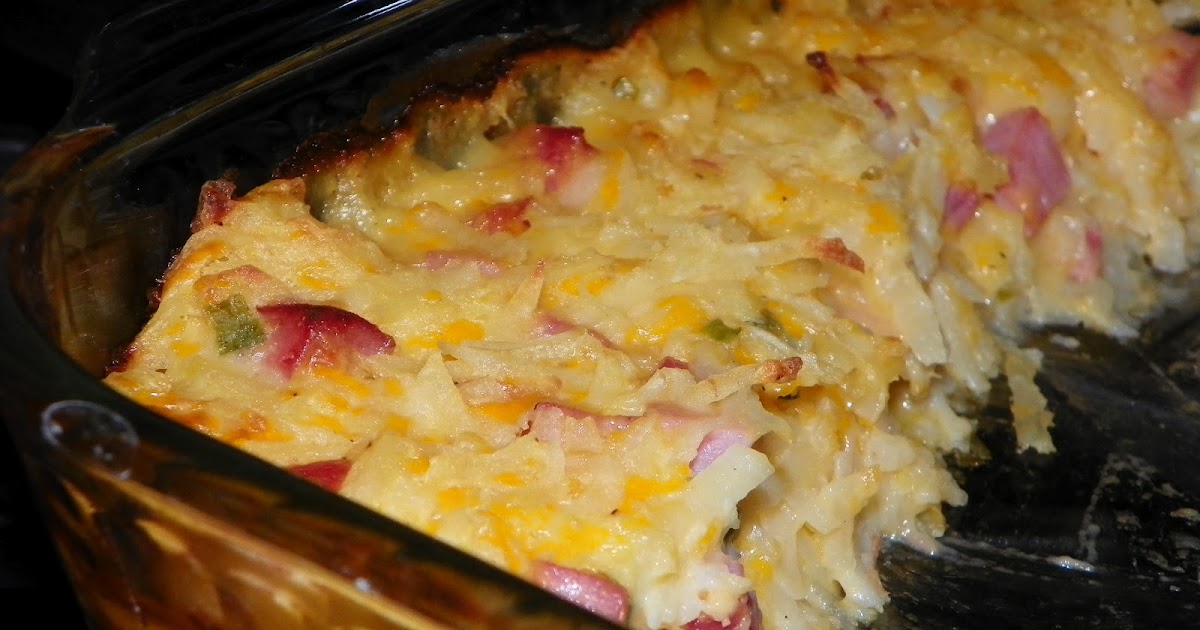 For the Love of Cooking Ham & Cheesy Potato Casserole