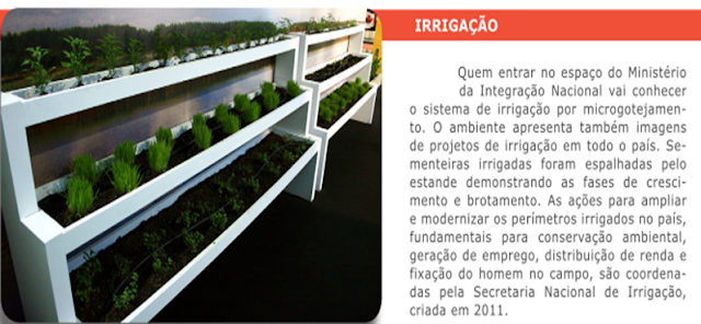 A irrigação na Rio+20
