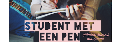 Student met een pen: Human Interest van Emma