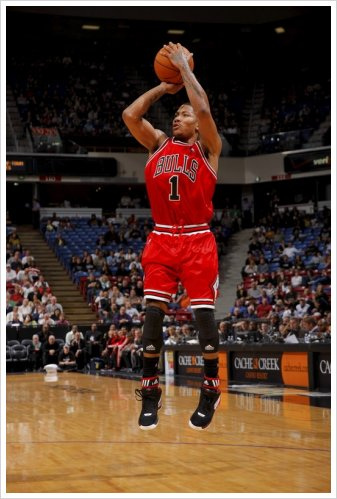 derrick rose shoots