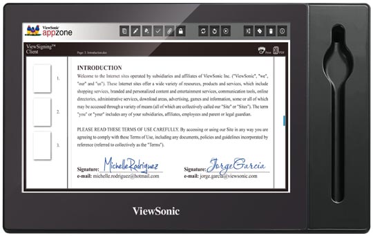 ViewSonic Electromagnetic Resonance Pen Technology