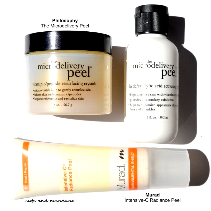 Cute and Mundane Vitamin C peel review Philosophy Microdelivery and