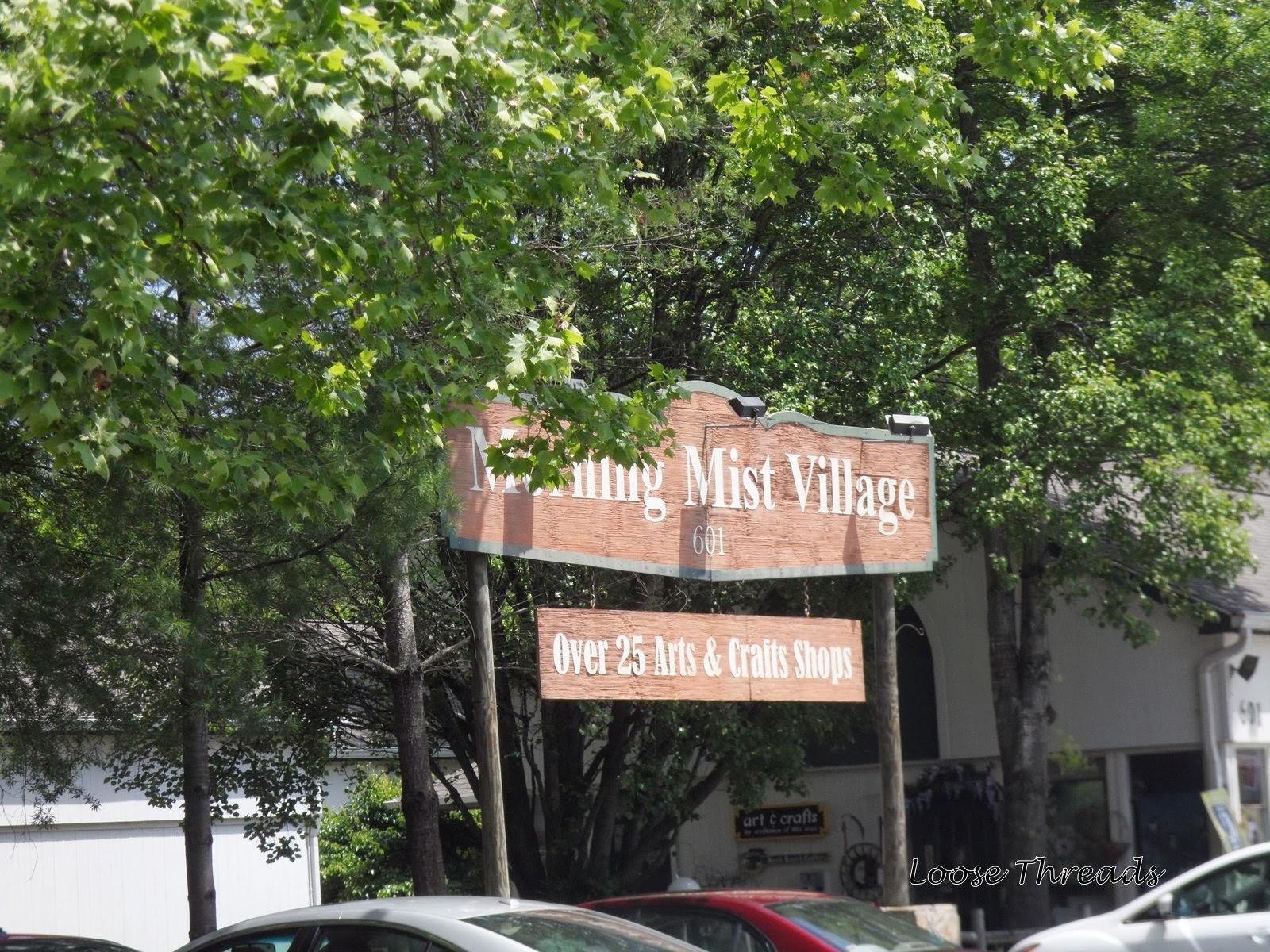 Loose Threads Visiting Mountain Stitches By Susan In Gatlinburg