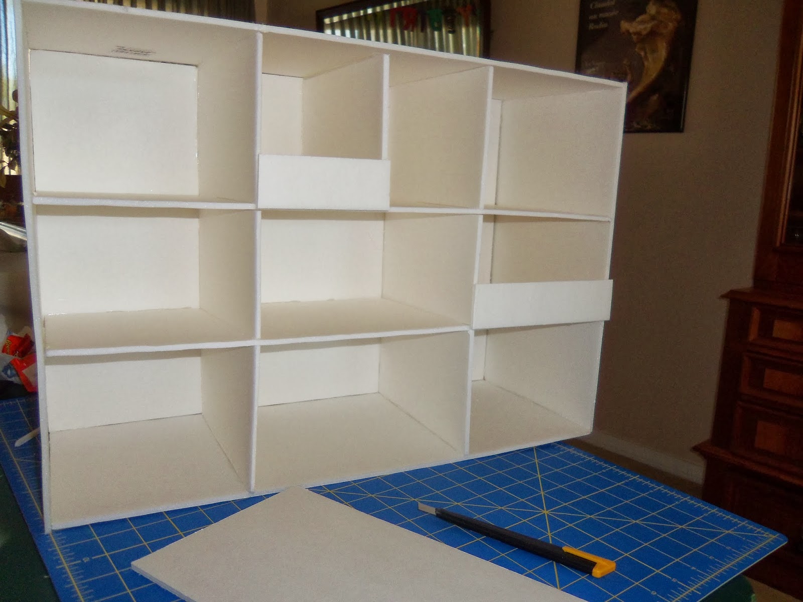 Amy Attempts...to Make a Foam Board Storage Container.