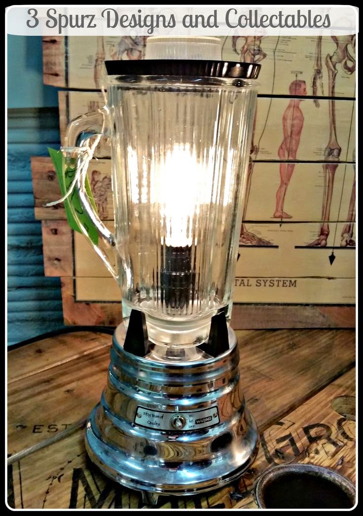 3 Spurz DandC Repurposed /Refurbished Creations!! Vintage Waring