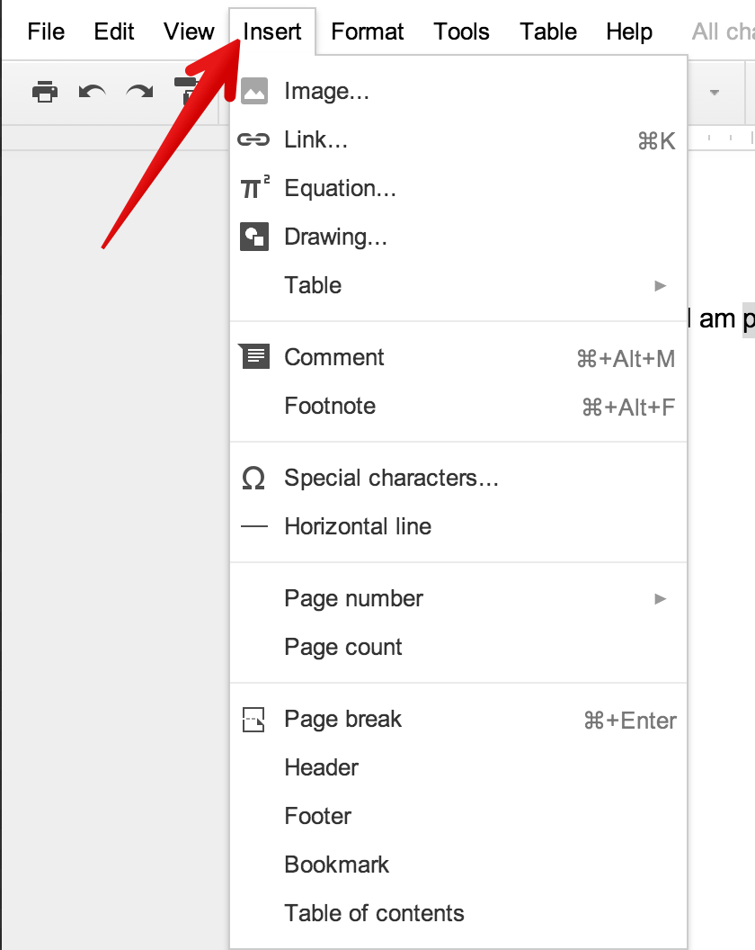google docs select 1 page from pdf